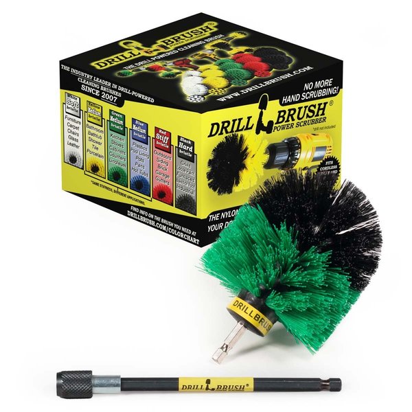 Drillbrush Drill Brush - Kitchen Accessories - Cleaning Supplies - Cast Iron Skil O-G-5X-QC-DB